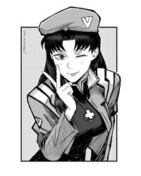 katsuragi misato from neon genesis evangelion by seveninks