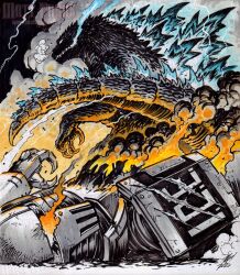 godzilla from godzilla (series) by matt frank