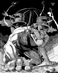 titan (shingeki no kyojin) from shingeki no kyojin by seveninks