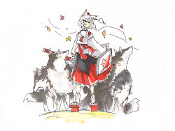 inubashiri momiji from touhou by doggo 1d34