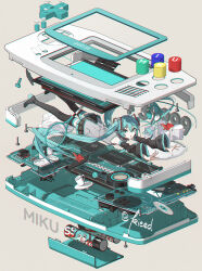 hatsune miku from vocaloid by kieed