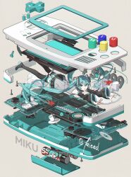 hatsune miku from vocaloid by kieed