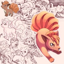 alolan vulpix from pokemon by shoupitsuki