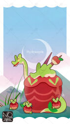 applin from pokemon by meme (sleepsheep)
