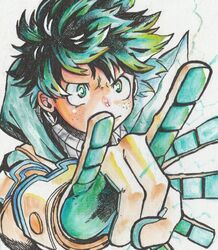 midoriya izuku from boku no hero academia