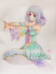 wakasagihime from touhou by q-bee (aaru)
