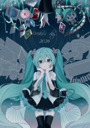 hatsune miku from vocaloid by yukia 1128