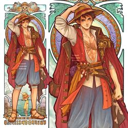 monkey d. luffy from one piece by hannahartwork