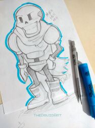 papyrus (undertale) from undertale by thedavidart
