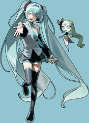 hatsune miku from pokemon by 987645321o