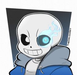 sans (undertale) from undertale by thedavidart