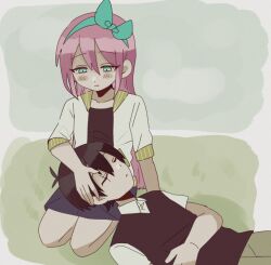aubrey (faraway) (omori) from omori by andou (sino spkt)