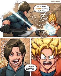 leon s. kennedy from dragon ball