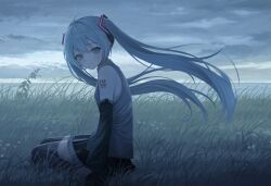 hatsune miku from vocaloid by sakiika0513