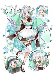 mint fantome from indie virtual youtuber by hakamii