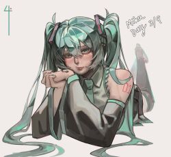 hatsune miku from vocaloid