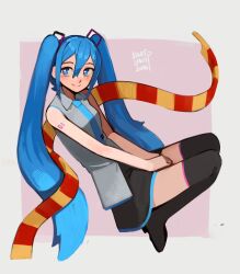 hatsune miku from vocaloid by kart prowler
