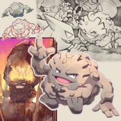graveler from pokemon by shoupitsuki