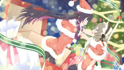 columbina (genshin impact) from christmas by rino (monochrome rino)