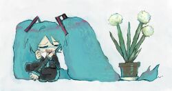 hatsune miku from vocaloid