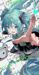 hatsune miku from vocaloid