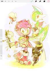 amy rose from pokemon