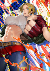 blue mary from fatal fury by peperon (peperou)