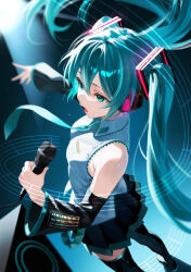 hatsune miku from vocaloid