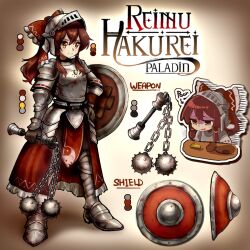 hakurei reimu from touhou