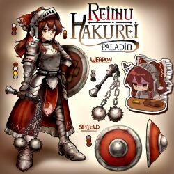 hakurei reimu from touhou