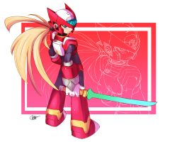 zero (mega man) from mega man (series) by shoutaro saito
