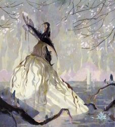 dark witch eleine from ender lilies quietus of the knights