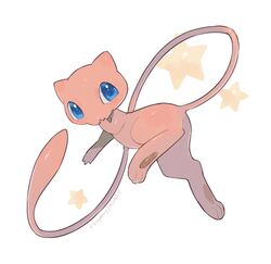 mew from pokemon by kikuyoshi (tracco)