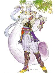 edward geraldine from final fantasy by amano yoshitaka