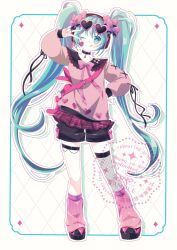 hatsune miku from vocaloid by saitou aki