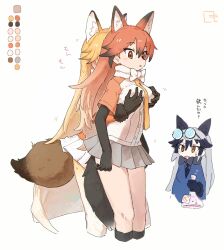 ezo red fox (kemono friends) from kemono friends