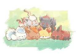 alolan vulpix from pokemon by temariame14