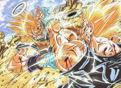 majin vegeta from dragon ball