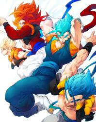 gogeta from dragon ball by ommmyoh