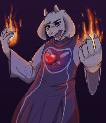 toriel from undertale by karcharos