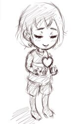 frisk (undertale) from undertale by pewpewstudio