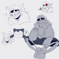 sans (undertale) from pokemon by onerudegentlman