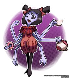 muffet from undertale by dragonith