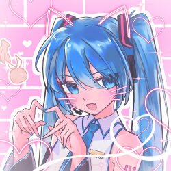 hatsune miku from vocaloid