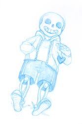 sans (undertale) from undertale by milkyawayart