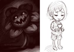 flowey (undertale) from undertale by pewpewstudio