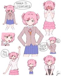 natsuki (doki doki literature club) from doki doki literature club