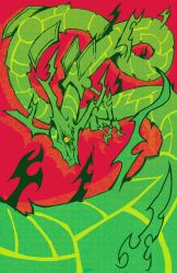 rayquaza from pokemon by genc