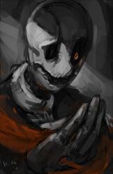 w.d. gaster from undertale by pewpewstudio