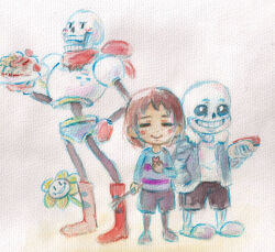 flowey (undertale) from undertale by pewpewstudio